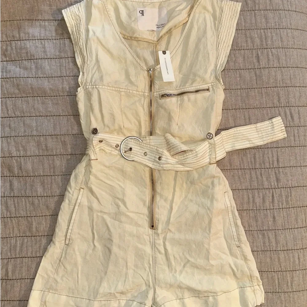 NWT Pilcro Belted Romper - Picture 4 of 5